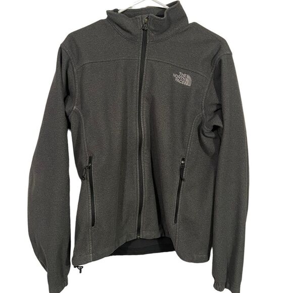 The North Face Grey Fleece Soft Shell Cold Weather Jacket - Picture 1 of 3
